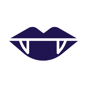 Vampire electricity icon