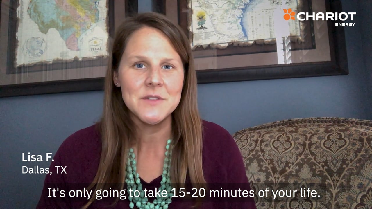 Lisa F talks about deciding on Chariot Energy after shopping for a Texas electricity plan
