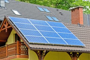 Rooftop solar panels